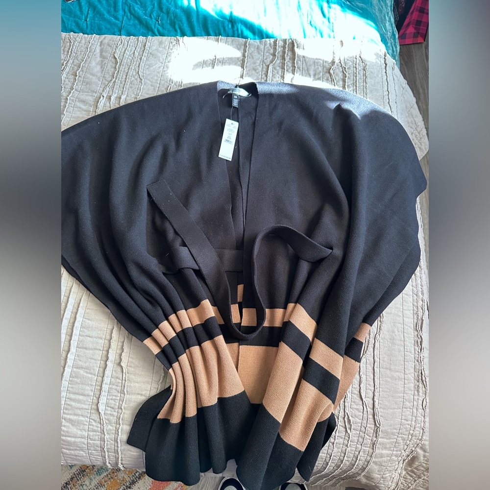 NWT Striped Ariana (Poncho)